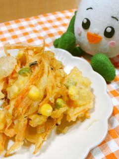 夏野菜のかきあげ-レシピのメイン写真