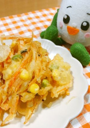 夏野菜のかきあげ-レシピのメイン写真