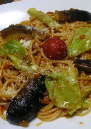 茄子のピザソース☆パスタ-レシピのメイン写真