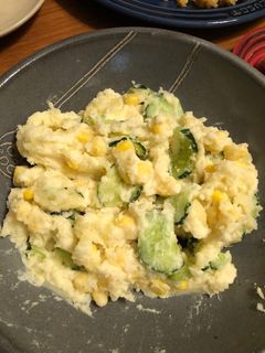 我が家のポテサラ-レシピのメイン写真