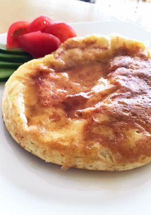 チーズ＆ベーコンのパンケーキ-レシピのメイン写真