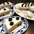 ブルーベリーチーズケーキ 2層