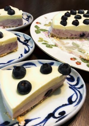 ブルーベリーチーズケーキ　2層-レシピのメイン写真
