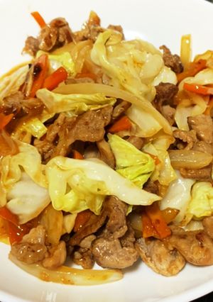 余り野菜でニンニク炒め！-レシピのメイン写真