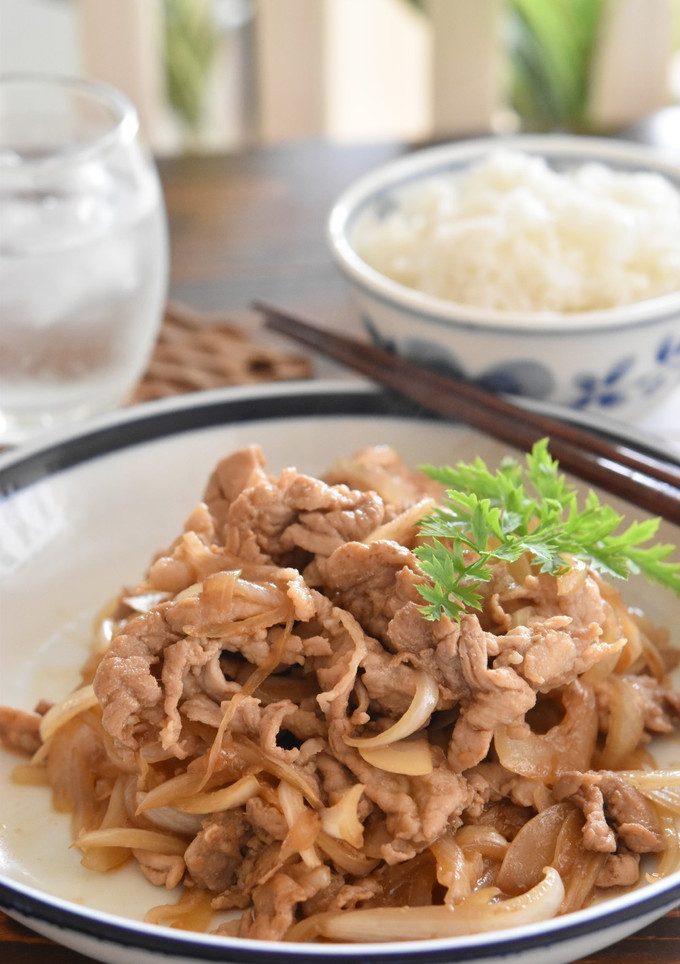 豚こま切れ肉の生姜焼き【下味冷凍】-レシピのメイン写真