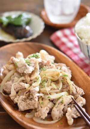 豚こま切れ肉の味噌マヨ炒め【下味冷凍】-レシピのメイン写真