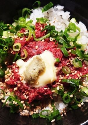 コンビーフのわさびバター丼-レシピのメイン写真