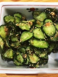 料理人の家庭料理。3分極うま!梅きゅうり-レシピのメイン写真