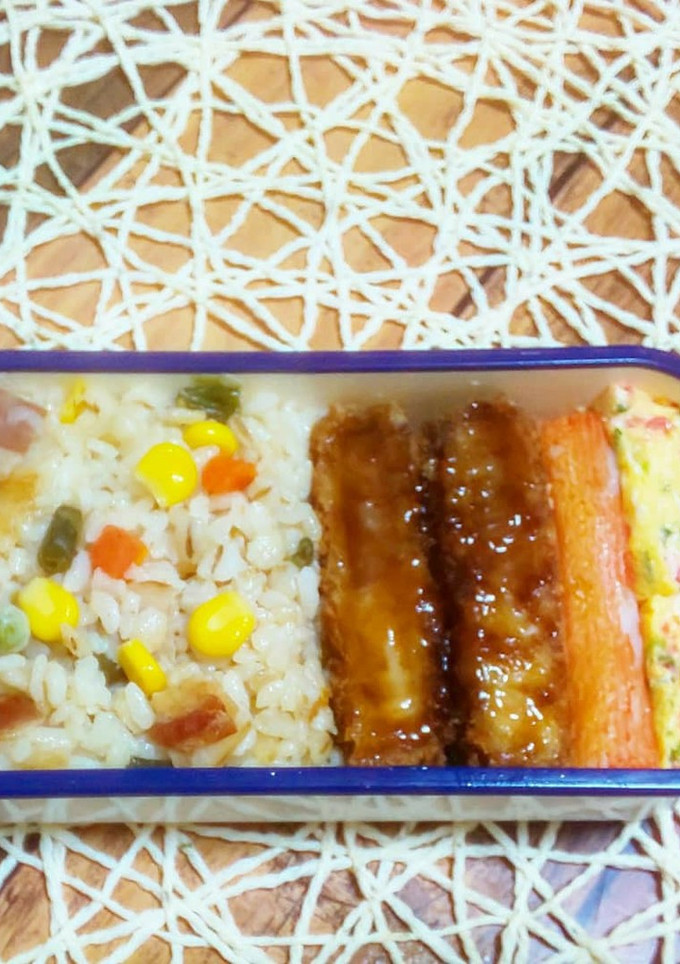 簡単美味いずぼら弁当-レシピのメイン写真