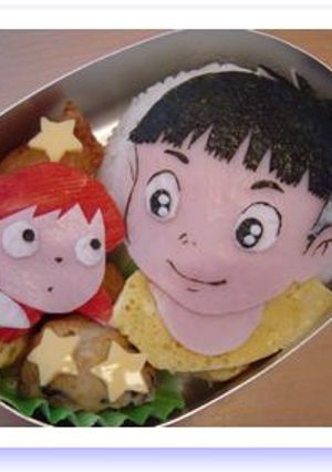 キャラ弁☆簡単「崖の上のポニョ♪」-レシピのメイン写真