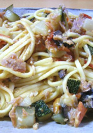 パスタ　プッタネスカ風-レシピのメイン写真