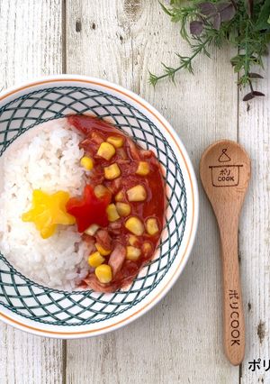 ポリ袋で1分『ツナトマトカレー』-レシピのメイン写真