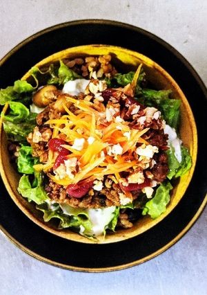 ハスノ実さんのひき肉ごはん-レシピのメイン写真