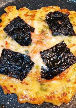 我が家の簡単お好み焼き(うす焼き)-レシピのメイン写真
