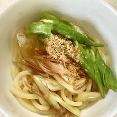 รูปของ ミョウガとオクラの冷やしうどん