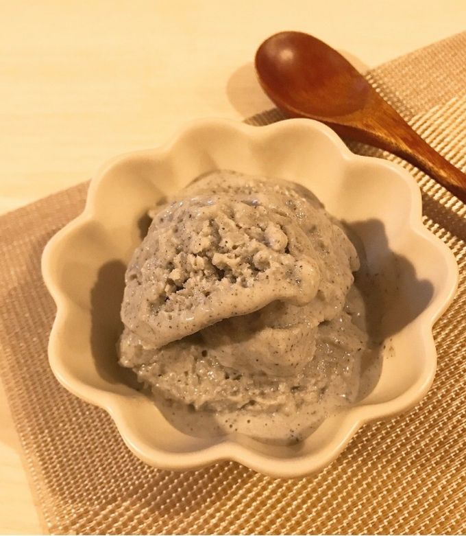 おいしすぎる♡黒ごまお豆腐アイス-レシピのメイン写真