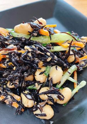 鉄分たっぷり♪ひじきと大豆のごまサラダ-レシピのメイン写真