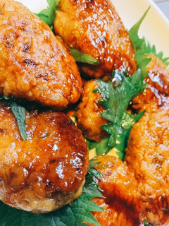 ヘルシーな照り焼き風豆腐ハンバーグ♪-レシピのメイン写真