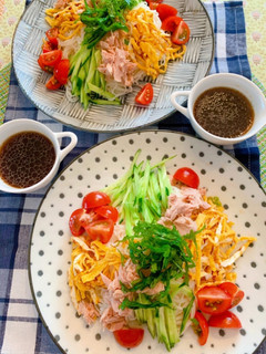 冷やし中華風そうめん-レシピのメイン写真