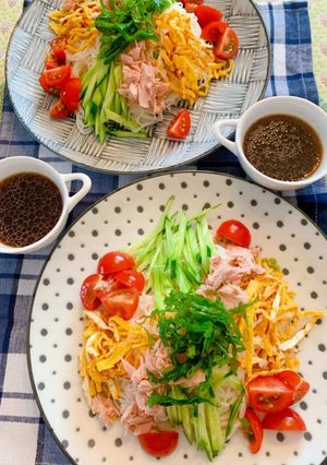 冷やし中華風そうめん-レシピのメイン写真