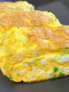 フライパンで作る♪しらすと青のりの卵焼き-レシピのメイン写真