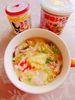カニカマと玉子の中華スープ-レシピのメイン写真