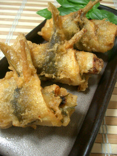 ✿鮎の梅しそ巻き揚げ✿-レシピのメイン写真