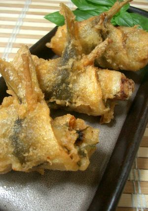 ✿鮎の梅しそ巻き揚げ✿-レシピのメイン写真