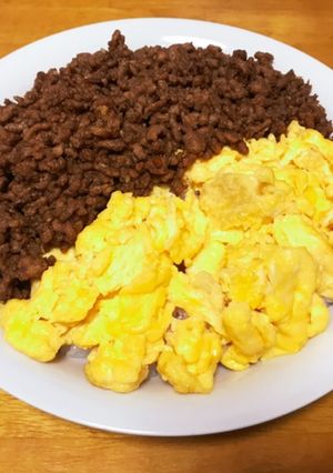 亀山味噌のそぼろ丼-レシピのメイン写真
