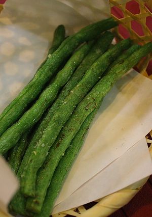 インゲン素揚げ　塩コショー-レシピのメイン写真