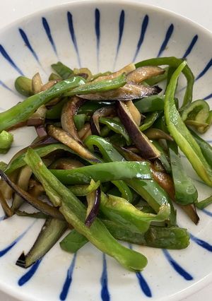 簡単美味☆なすとピーマンの醤油炒め☆-レシピのメイン写真