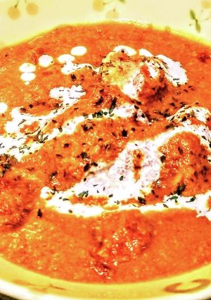 ミキサーで手間無し簡単バターチキンカレー-レシピのメイン写真