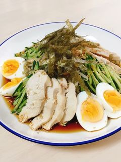 簡単ヘルシー!もやしで冷やし中華風サラダ-レシピのメイン写真