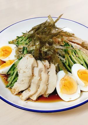簡単ヘルシー！もやしで冷やし中華風サラダ-レシピのメイン写真