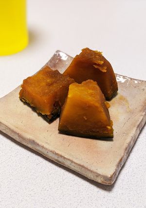 かぼちゃの煮付け(電子レンジ)-レシピのメイン写真