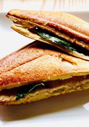 糖質オフ☆梅しそチーズホットカツサンド♪-レシピのメイン写真