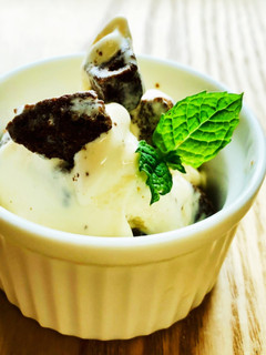 糖質オフ☆クッキークリームアイス♪-レシピのメイン写真