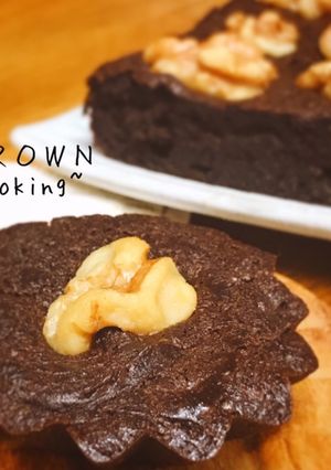 バター＆小麦不使用☆ 米粉豆腐ブラウニー-レシピのメイン写真