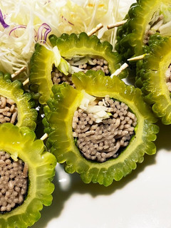 ゴーヤの蕎麦詰め-レシピのメイン写真