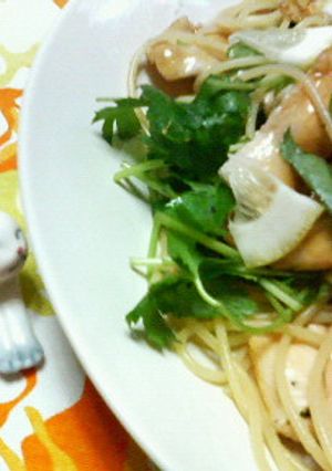 ✿ささみと三つ葉の❀初恋✿レモンパスタ-レシピのメイン写真