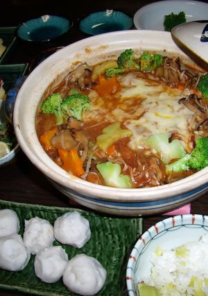 鍋焼きハンバーグシチュー-レシピのメイン写真