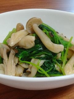 三つ葉としめじのおひたし-レシピのメイン写真