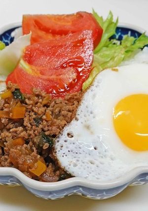 ホーリーバジルでガパオライス-レシピのメイン写真