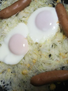 キャベツと目玉焼き-レシピのメイン写真