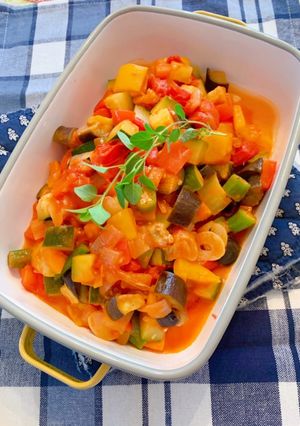 夏野菜いっぱいのラタトィユ-レシピのメイン写真