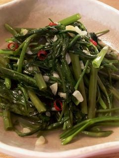 空芯菜のにんにく炒め-レシピのメイン写真