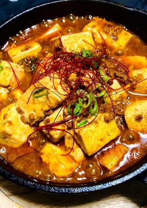 スキレットで作る本格麻婆豆腐-レシピのメイン写真