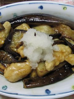 ナスとささみでさっぱりポン酢味-レシピのメイン写真
