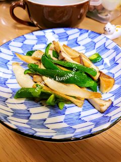 簡単エリンギとピーマンのバター炒め♪-レシピのメイン写真