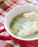 【副菜】冷凍餃子でお手軽中華スープ